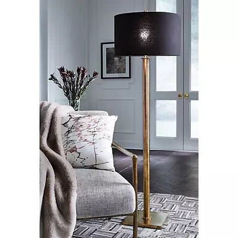 Modern Floor Lamp in Black and Gold - HER Home Design Boutique
